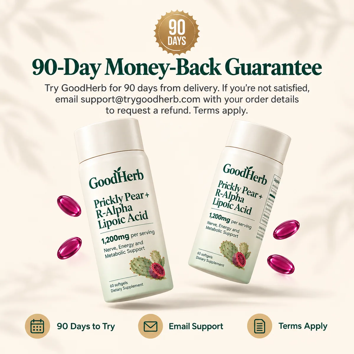 90-day money-back guarantee